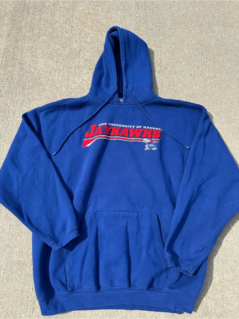 University of Kansas Jayhawks Royal Blue Pullover Hoodie